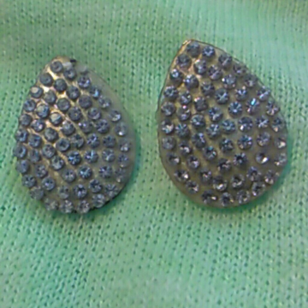 Dimond teardrop earrings